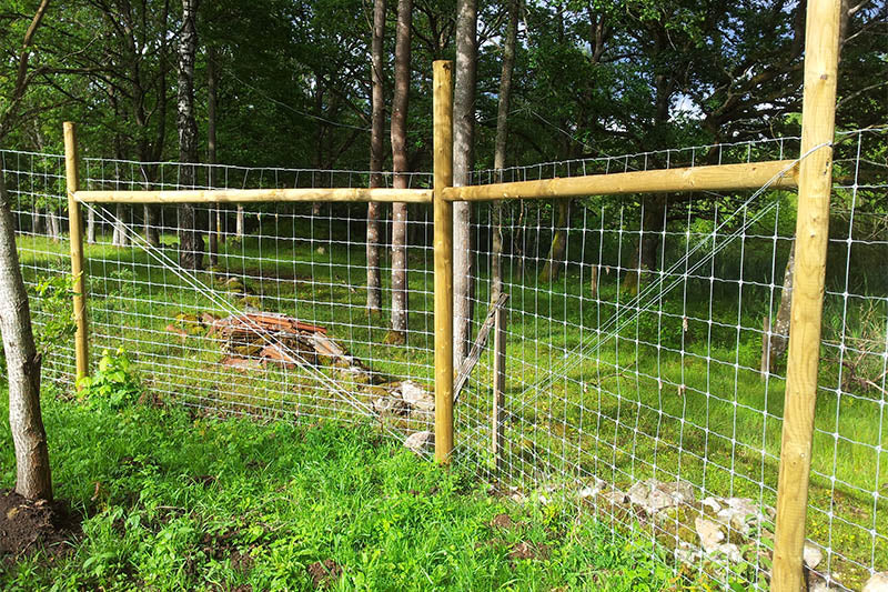Montering av viltstängsel