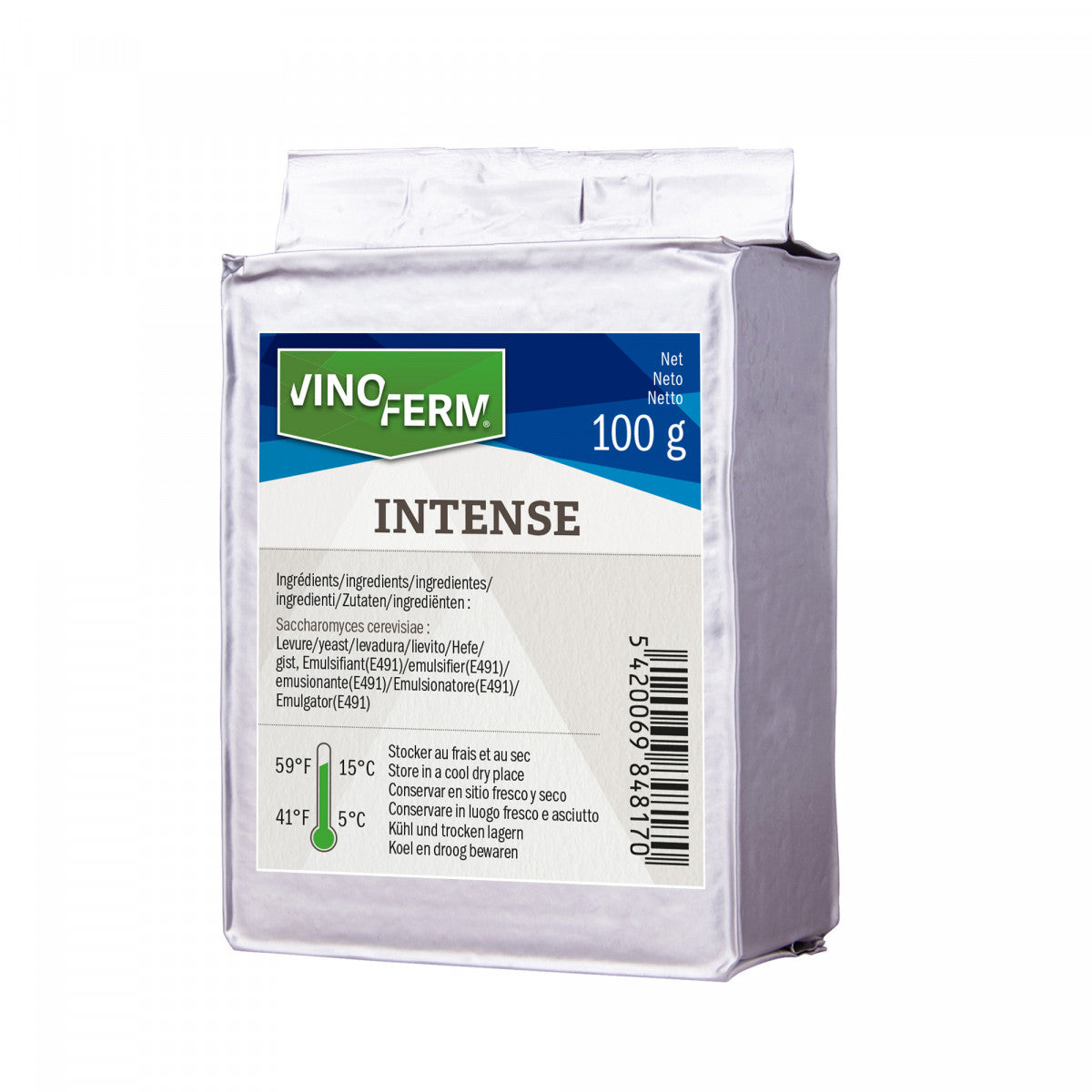 Torkad vinjäst Intense 100g från Vinoferm