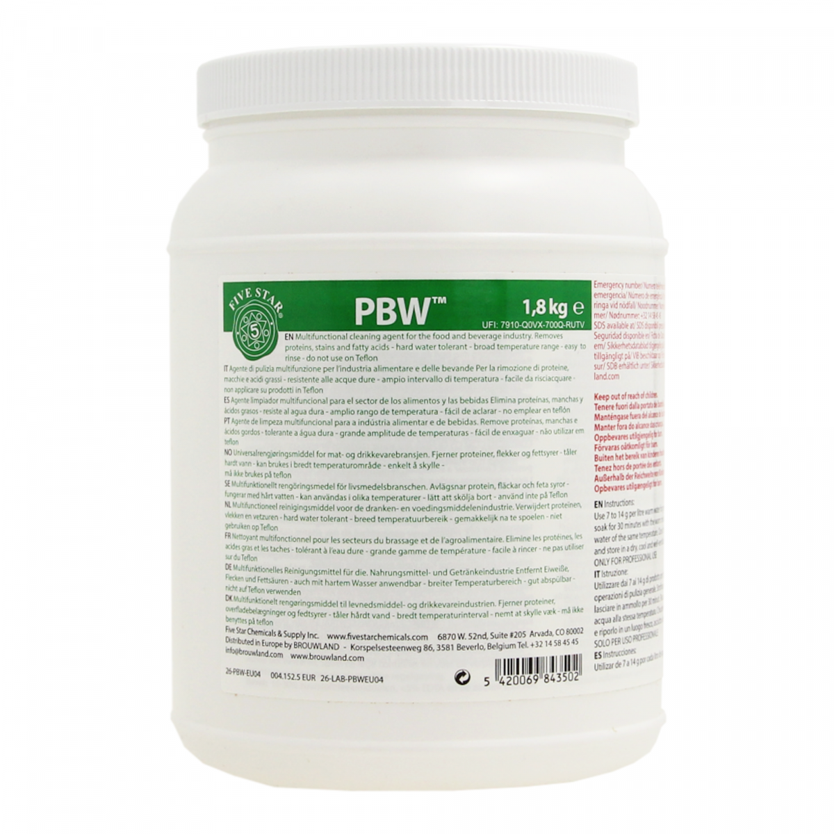 PBW Five Star 1,8 kg