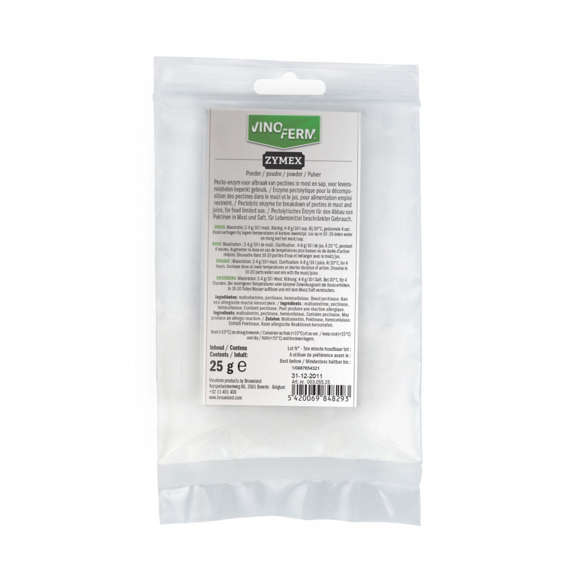 Vinoferm enzym Zymex 25 gram
