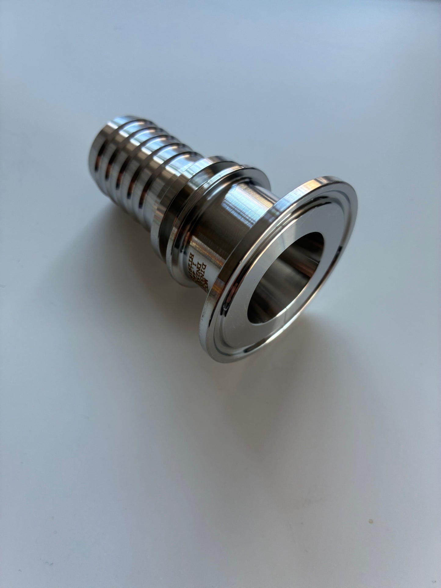 Tri-clamp 50,5 mm slangnippel 25mm