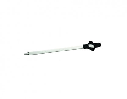 Tunnpipett i glas 45 cm böjd.