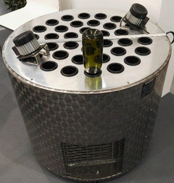 Bottle neck freezer från Enomet, Italien