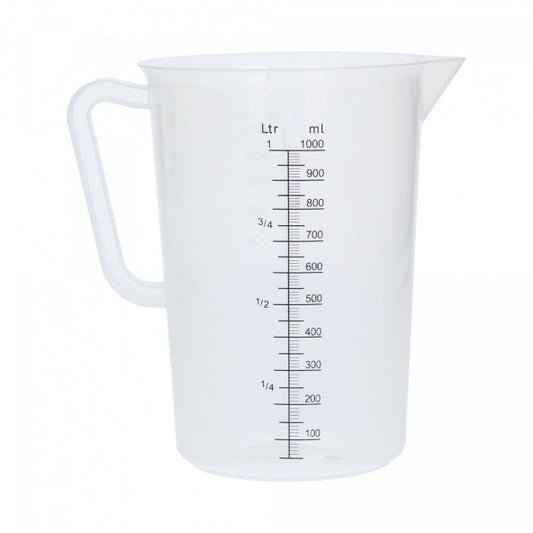 Måttbägare i polypropen graderad 1000 ml