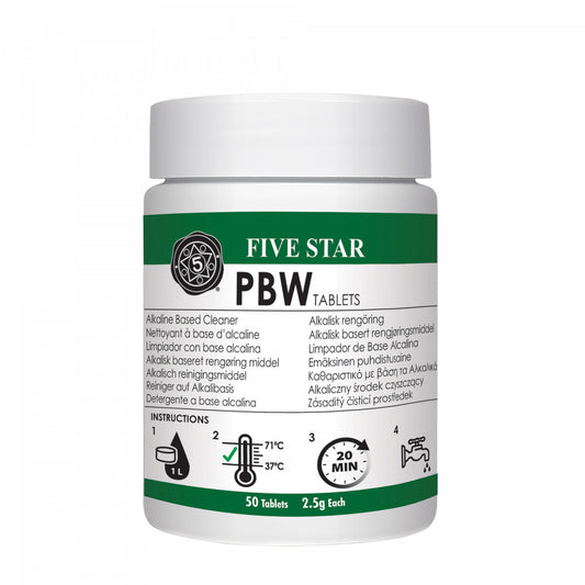 PBW Five Star tablets 50 x 2,5 g