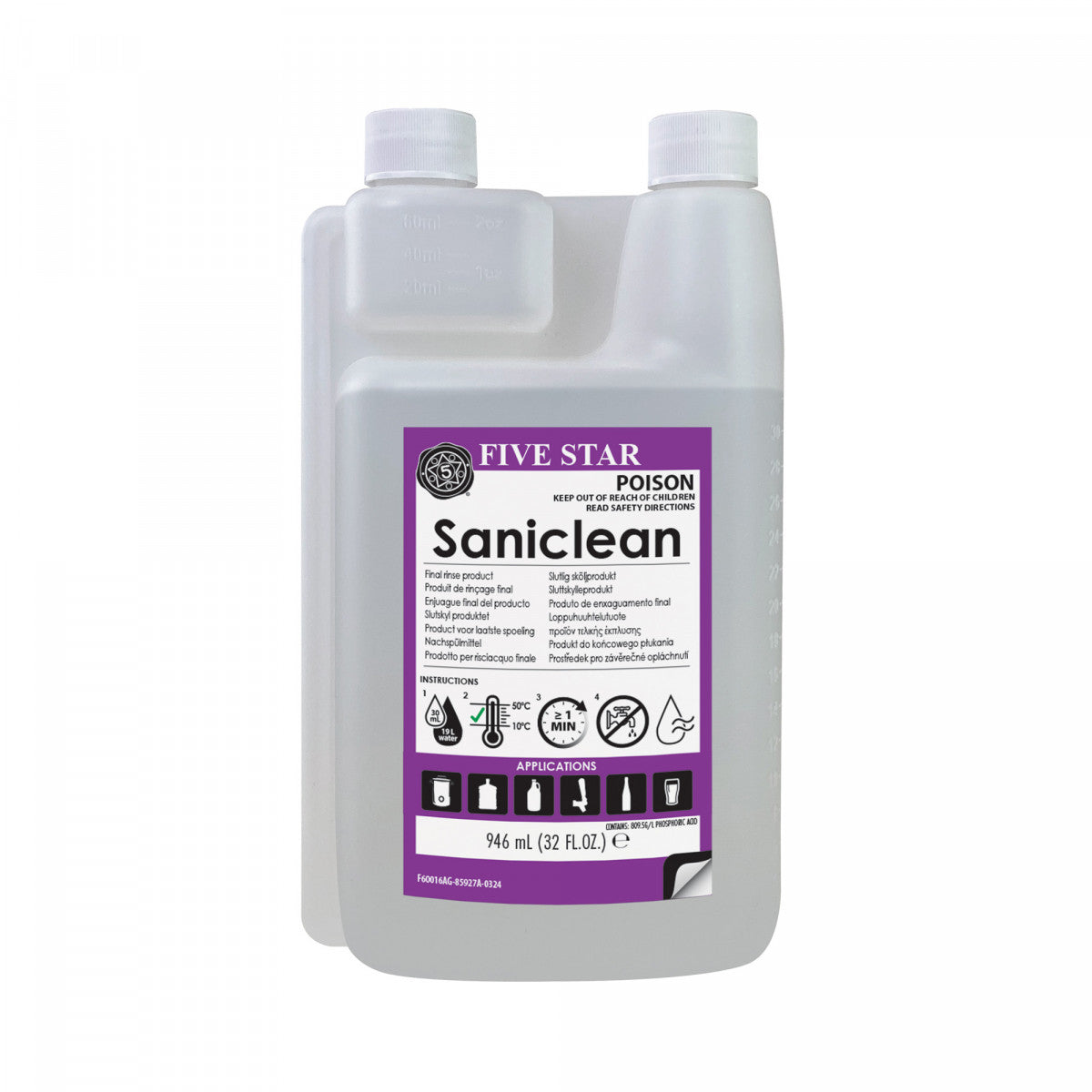 SaniClean Five Star 946 ml